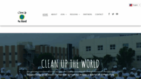 What Cleanuptheworld.org website looked like in 2022 (2 years ago)