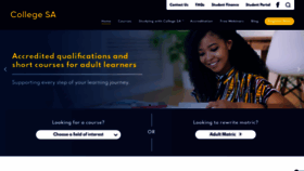 What Collegesa.co.za website looked like in 2022 (2 years ago)
