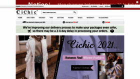 What Cichic.com website looked like in 2022 (2 years ago)
