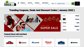 What Coupon2deal.com website looked like in 2022 (2 years ago)