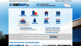 What Ceskereality.cz website looked like in 2022 (2 years ago)