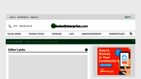 What Caledonenterprise.com website looked like in 2022 (2 years ago)