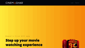 What Cinema-ghar.com website looked like in 2022 (2 years ago)