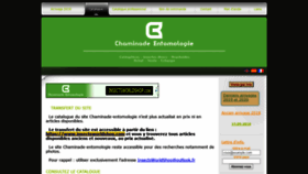 What Chaminade-entomologie.com website looked like in 2022 (2 years ago)
