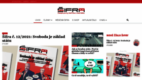 What Casopis-sifra.cz website looked like in 2022 (2 years ago)