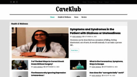 What Careklub.com website looked like in 2022 (2 years ago)