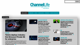 What Channellife.com.au website looked like in 2022 (2 years ago)