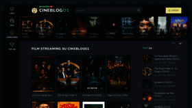 What Cineblog01.casa website looked like in 2022 (2 years ago)