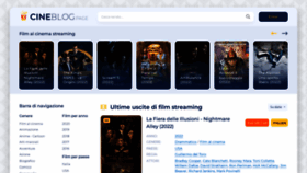 What Cineblog.page website looked like in 2022 (2 years ago)