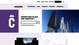 What Charleroi.be website looked like in 2022 (2 years ago)