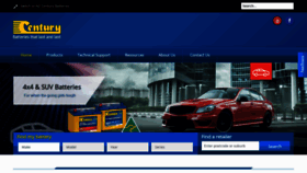 What Centurybatteries.com.au website looked like in 2022 (2 years ago)