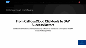 What Clicktools.com website looked like in 2022 (2 years ago)