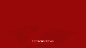 What Citizens.news website looked like in 2022 (2 years ago)
