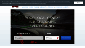 What Cenex.com website looked like in 2022 (2 years ago)