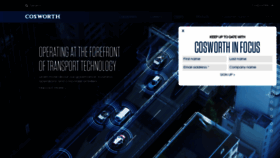 What Cosworth.com website looked like in 2022 (2 years ago)