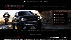 What Cornerstonetrucks.com website looked like in 2022 (2 years ago)