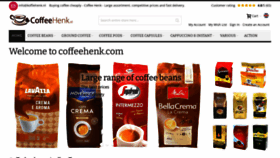 What Coffeehenk.com website looked like in 2022 (2 years ago)
