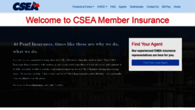 What Cseainsurance.com website looked like in 2022 (2 years ago)