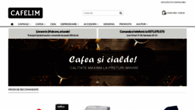 What Cafelim.ro website looked like in 2022 (2 years ago)