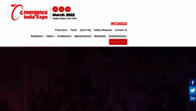 What Convergenceindia.org website looked like in 2022 (2 years ago)