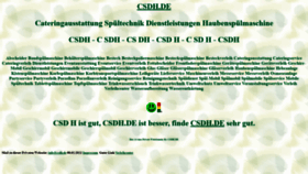 What Csdh.de website looked like in 2022 (2 years ago)