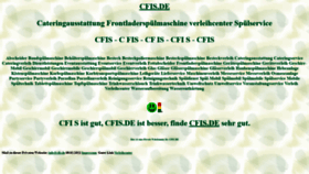 What Cfis.de website looked like in 2022 (2 years ago)