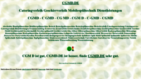 What Cgmd.de website looked like in 2022 (2 years ago)