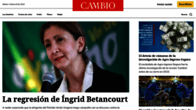 What Cambiocolombia.com website looked like in 2022 (2 years ago)