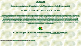 What Ccme.de website looked like in 2022 (3 years ago)