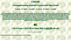 What Cagg.de website looked like in 2022 (2 years ago)