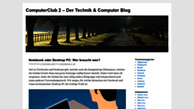 What Computerclub-2.de website looked like in 2022 (2 years ago)