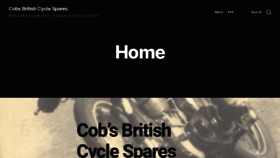 What Cobsbritishcyclespares.com website looked like in 2022 (2 years ago)