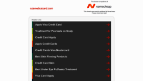What Cosmeticscard.com website looked like in 2022 (2 years ago)