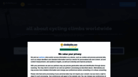 What Climbbybike.com website looked like in 2022 (2 years ago)