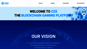 What C2x.world website looked like in 2022 (2 years ago)