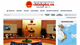 What Chinhphu.vn website looked like in 2022 (2 years ago)
