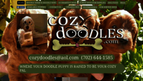 What Cozydoodles.com website looked like in 2022 (2 years ago)
