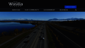 What Cityofwasilla.com website looked like in 2022 (2 years ago)