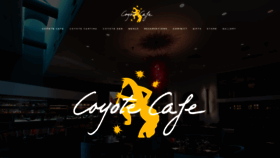 What Coyotecafe.com website looked like in 2022 (2 years ago)