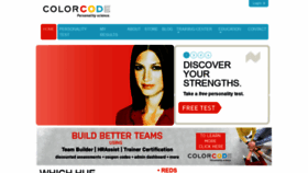 What Colorcode.com website looked like in 2022 (3 years ago)