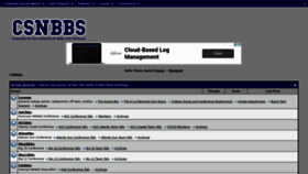 What Csnbbs.com website looked like in 2022 (2 years ago)