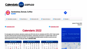 What Calendario-365.com.co website looked like in 2022 (2 years ago)