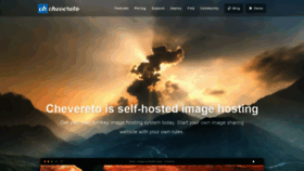 What Chevereto.com website looked like in 2022 (2 years ago)