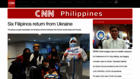 What Cnnphilippines.com website looked like in 2022 (2 years ago)
