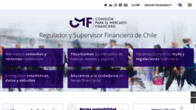 What Cmfchile.cl website looked like in 2022 (2 years ago)