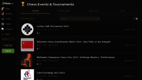 What Chessbomb.com website looked like in 2022 (2 years ago)