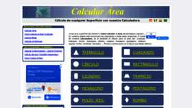 What Calculararea.com website looked like in 2022 (2 years ago)