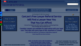 What Canlaw.com website looked like in 2022 (2 years ago)