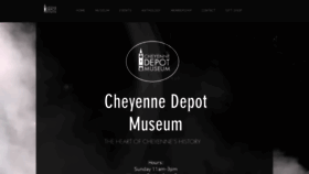 What Cheyennedepotmuseum.org website looked like in 2022 (2 years ago)