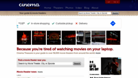What Cinematreasures.org website looked like in 2022 (2 years ago)